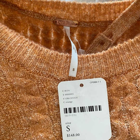 NWT orange free people mercury sweater set small - Picture 3 of 6
